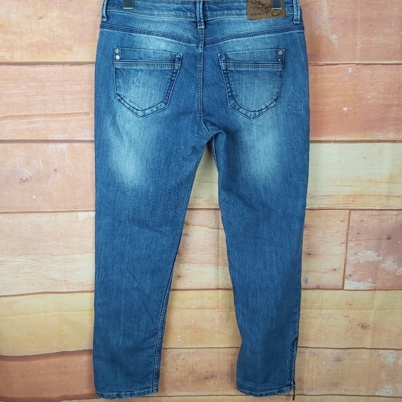 📣2/40$📣 ESPRIT 94107 ankle zip stretch jeans size 29 - Picture 7 of 10